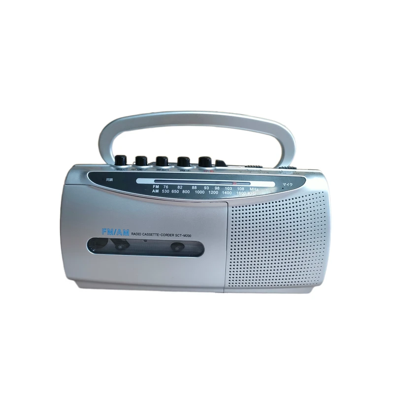 Best Selling Old Model Tape Recorder Made In China Classic Portable Radio Am/fm Tape Deck Battery Cassette Recorder