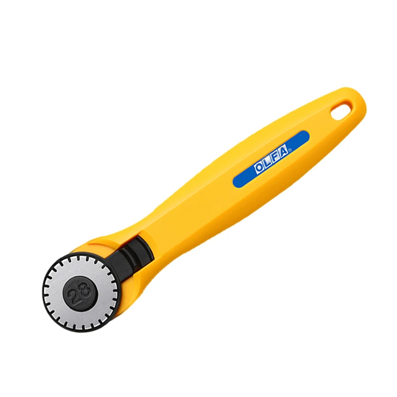OLFA PRC-3/C 28mm Deep-serated Edged Alloy Tool Steel Blade Quick-Change Rotary Cutter