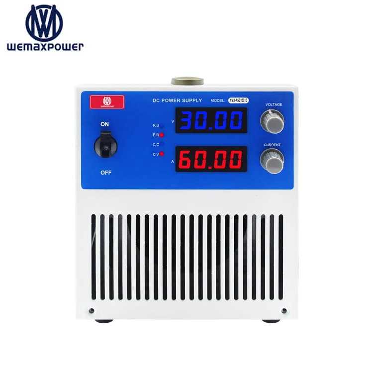 WEMAXPOWER 1800w variable ac to dc switching mode regulator 60a dc power supply 30v