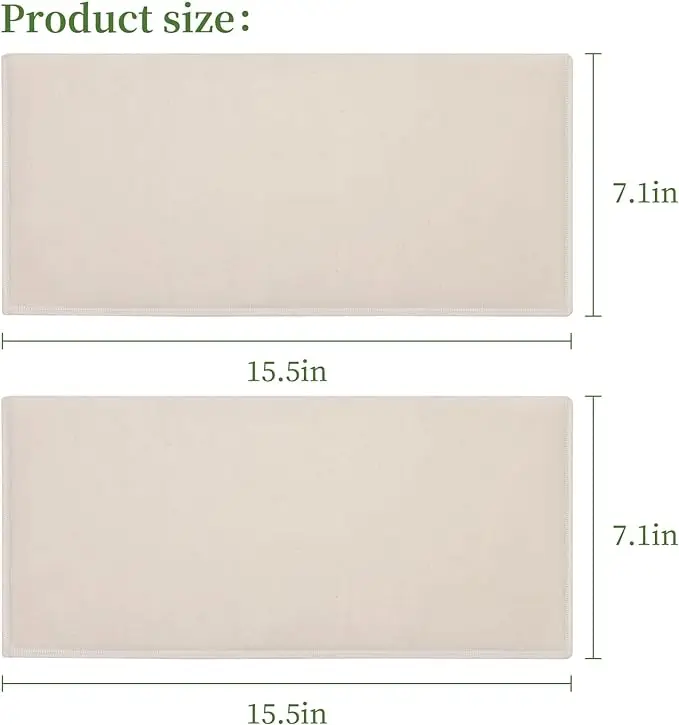 Unbleached Wool Mess-Free  Reusable Soothing Heat Compress Liver Abdomen Joints Castor Oil Pack Wrap Flannel