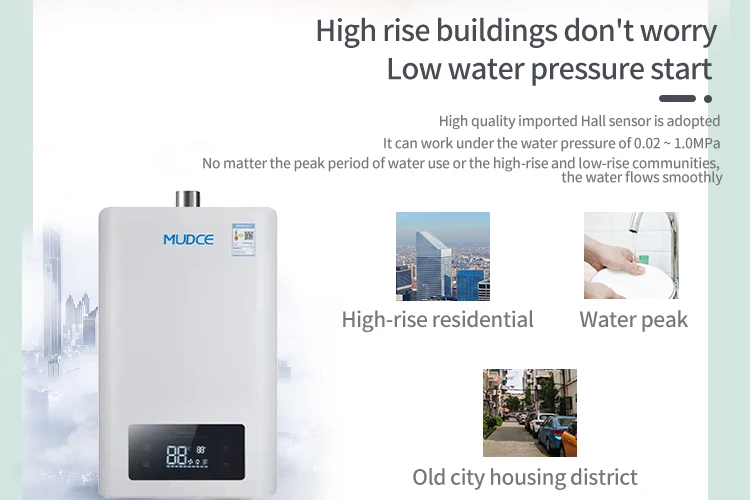 13L save energy  portable tankless LPG tankless gas water heater with best price