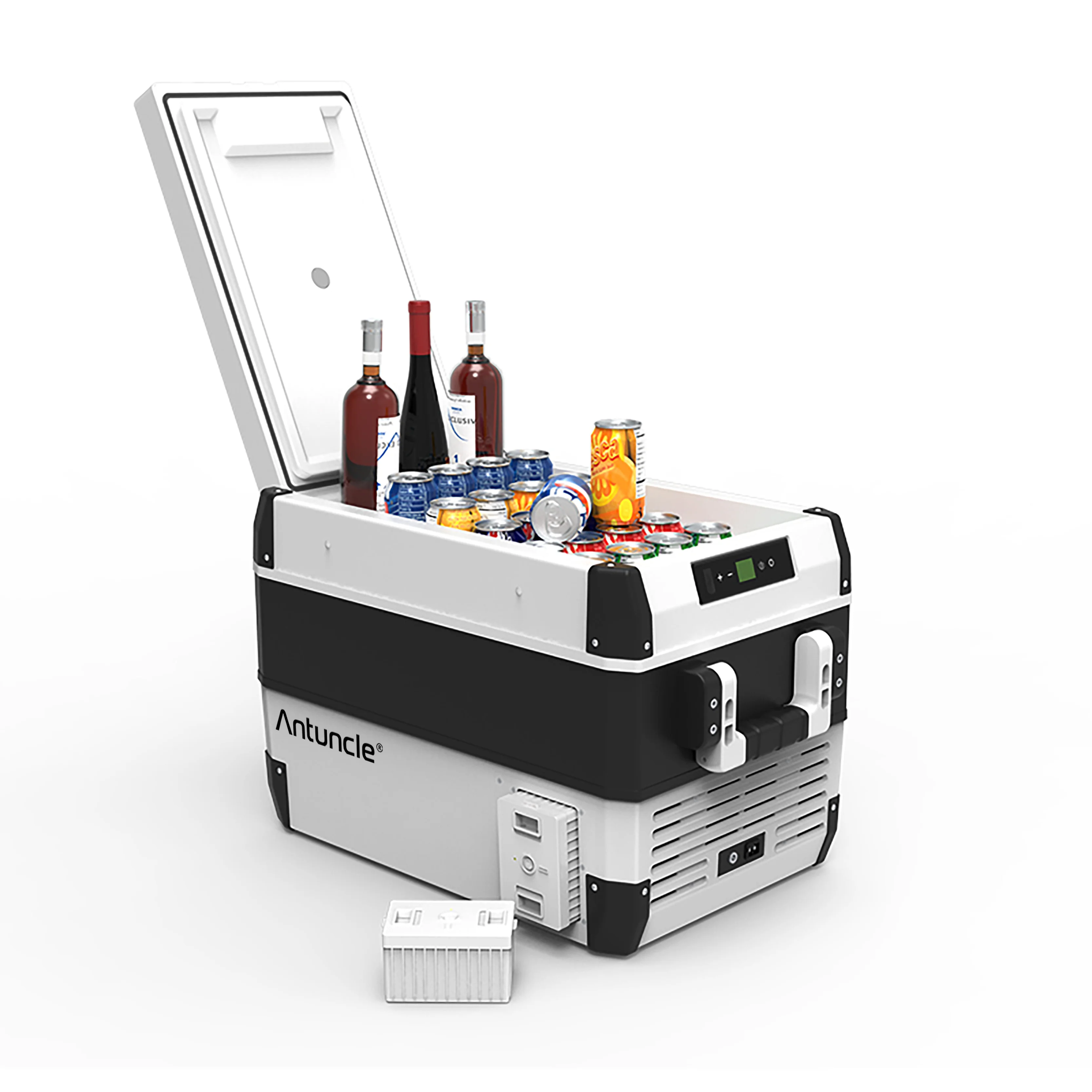 35L Portable Car Fridge ABS Compressor Freezer Auto Electronics Refrigerator with 12V 24V Cooling Function