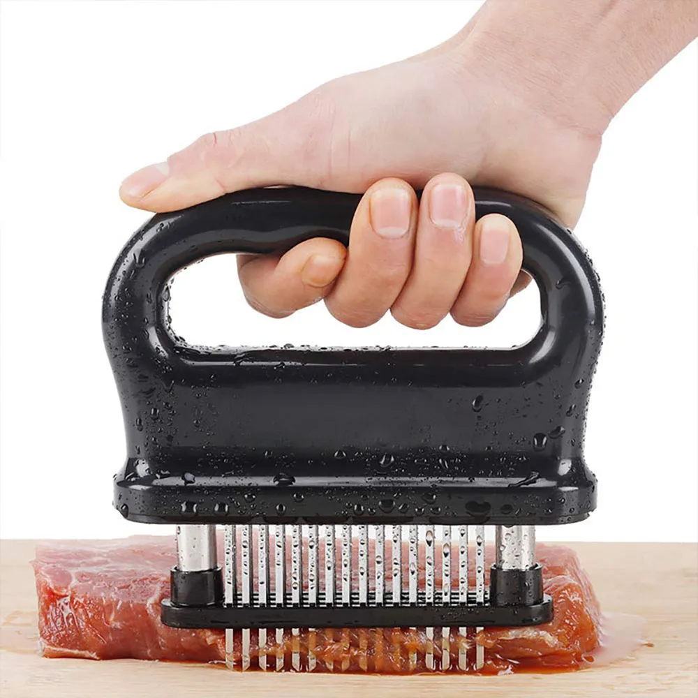 48 Blades Needle Meat Tenderizer Stainless Steel Knife Meat Beaf Steak Mallet Meat Tenderizer Hammer Pounder Cooking Tools