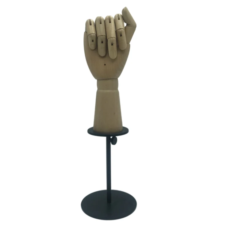 New style Wood Artist Drawing Manikin wooden hand mannequin displays for jewelry