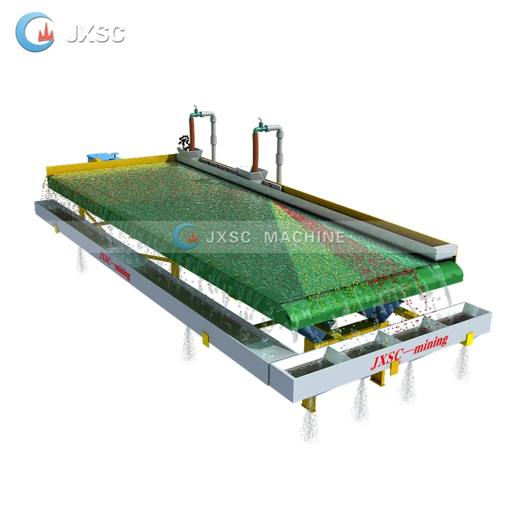 China Widely Used Best Mineral Metal Processing Antimony 6S Wet Gravity Separation Machine Price Gold Shaking Table for Sale