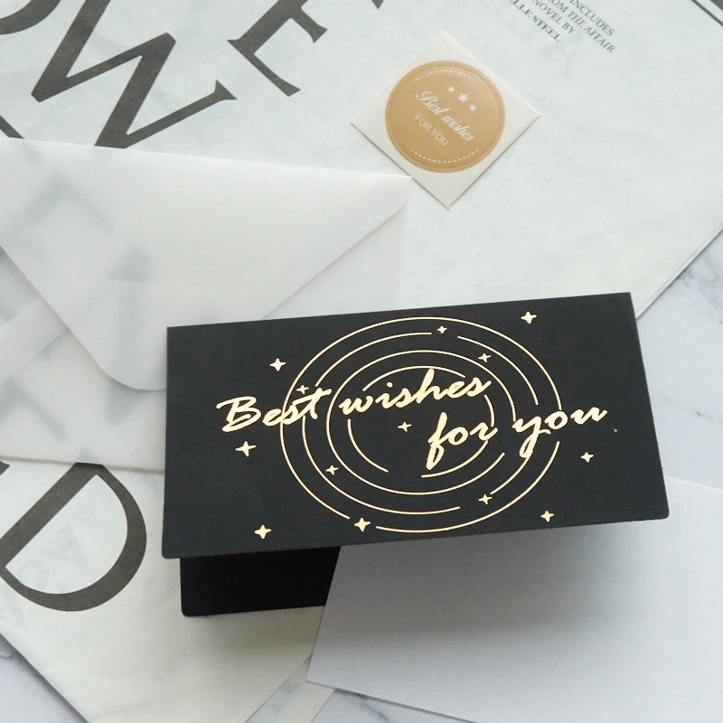 customized printing with logo business card thank you order card for clothing shipping