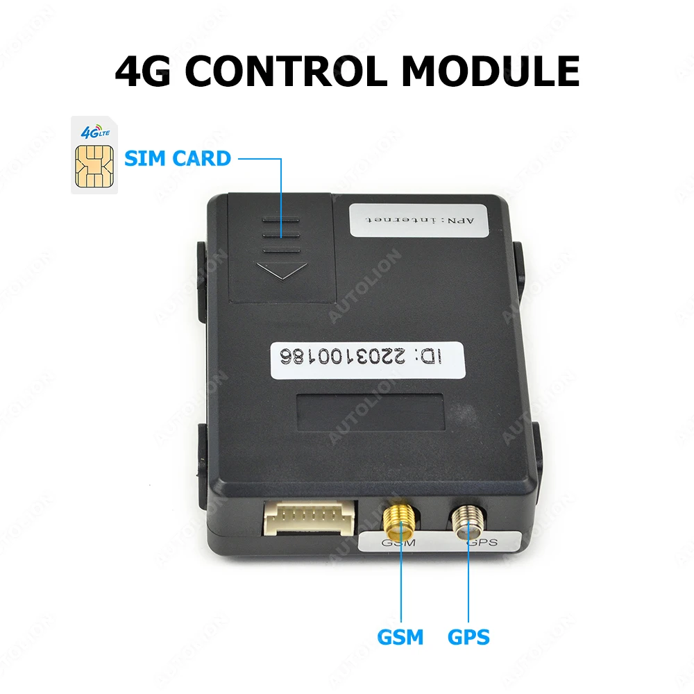 4G GSM Mobile Phone Control Car with Net Monitor Vehicle Condition Remote Start stop car lock unlock trunk release