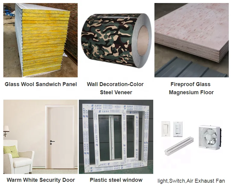 NANXIANG recycled customized container on wheels folding family house