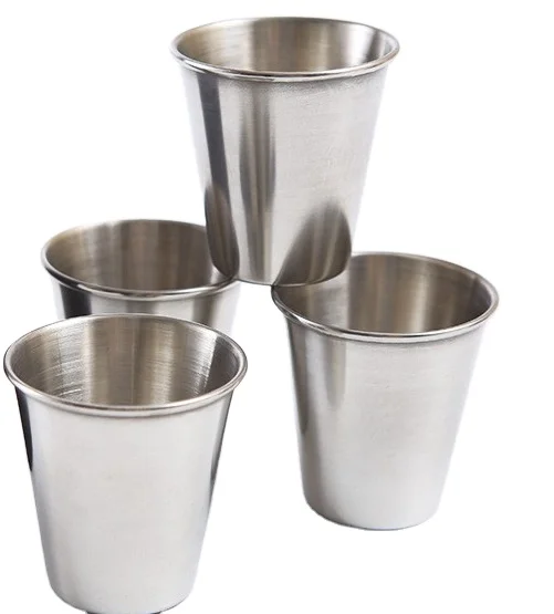 The 70ml Metal Shot Cups,Stainless Steel Shot Glasses for Drinking Beer and Wine