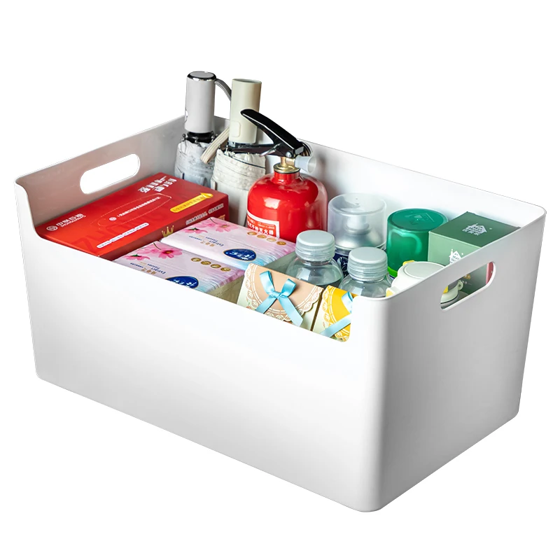 Factory Wholesale Large Capacity Car Storage Box Plastic Container Sundries Organizer Transparent Box For Car Trunk