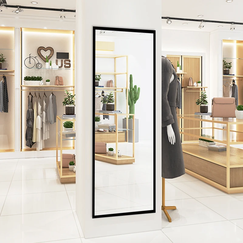 
Wholesale Big Size Salon Long Large Mirrors Decor Wall Dressing Gold Floor Standing Mirrors 