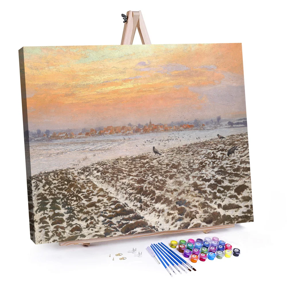 Factory wholesale Diy  oil painting pictures van gogh home decor paintings by numbers