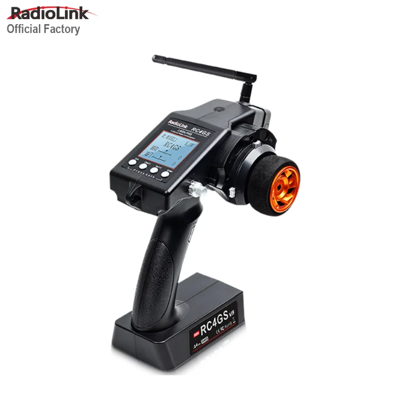 Hot Item Radiolink 2.4GHz RC4GS V3 RC 5CH Pistol Transmitter and R6FG Integrated Gyro Receiver Remote Controller RC Truck Car