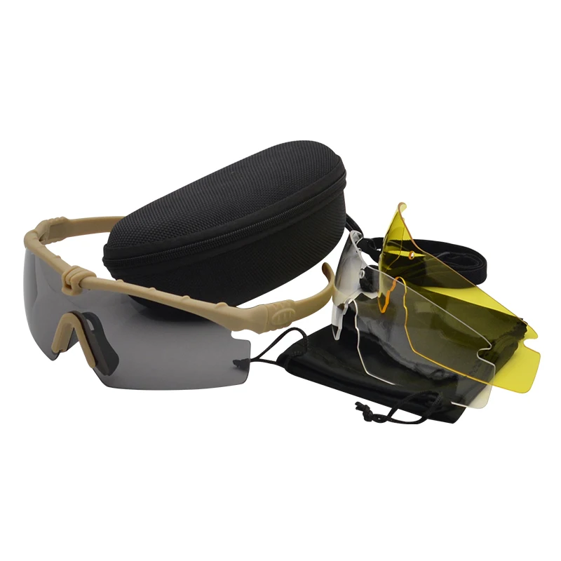 Tactical night vision glasses clear grade tactical sunglasses shooting sport glasses