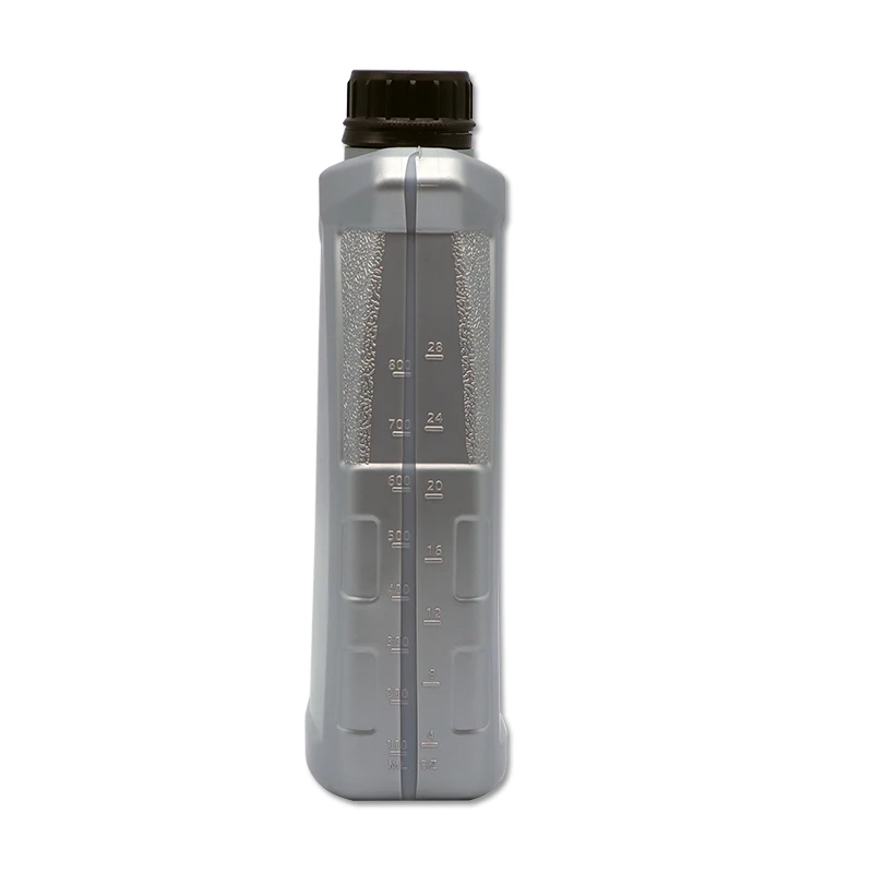 High Quality Gray 1 Liter Plastic Engine Oil Bottles Lubricant Oil Bottle Chemical Bottles
