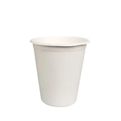 Biodegradable Compostable Sugarcane Bagasse Pulp Coffee Cup with lids
