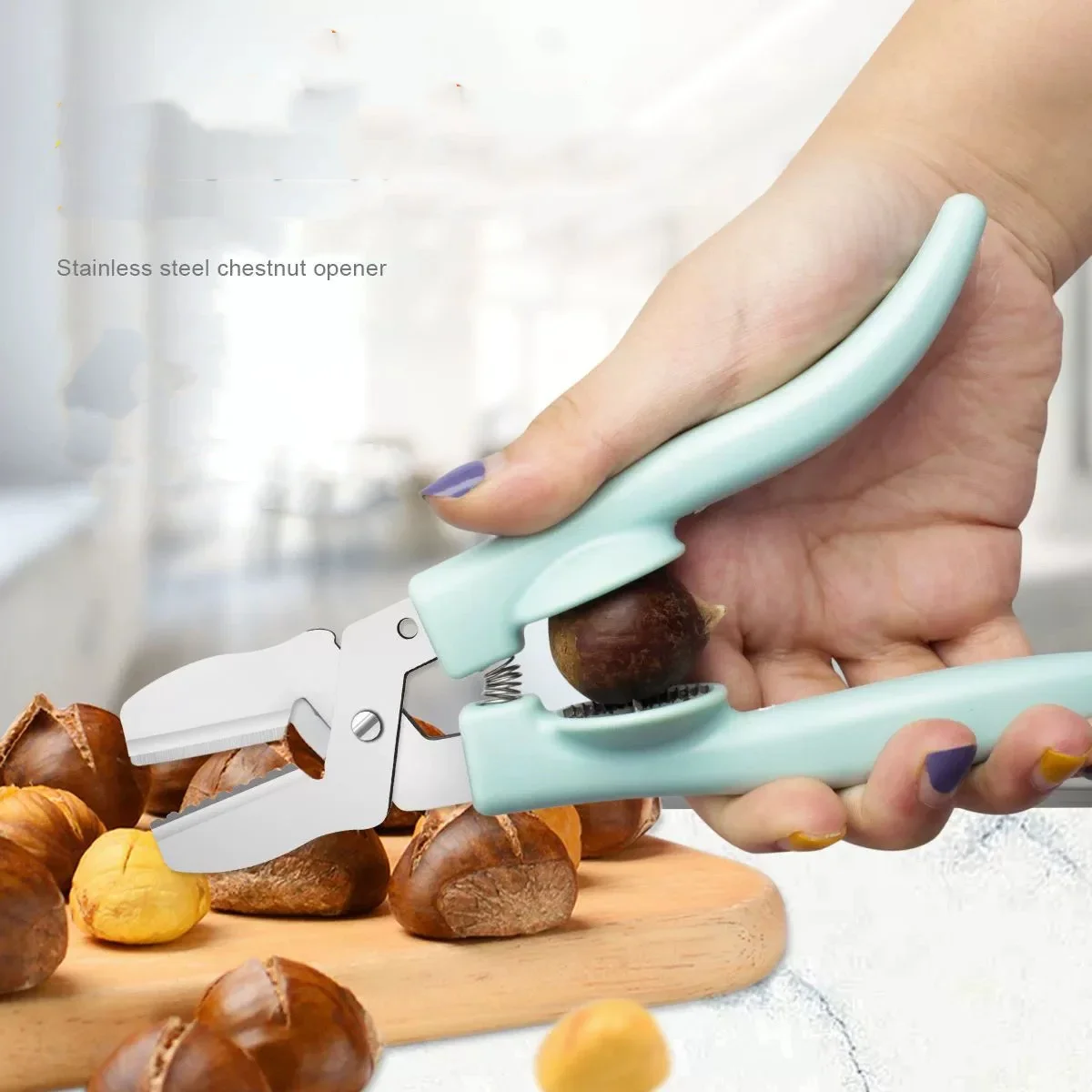 Chestnut Cracker Tool Chestnut Peeler Scissors Nut Cracking Tools Durable Chestnut Opener  Cutter For Pecan