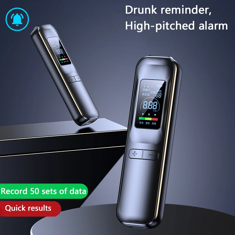 Digital LED Display High Precision Mini Portable Alcohol Detector Breathaylzer
