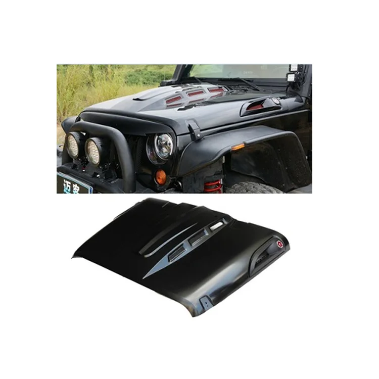  Стальной капот для Jeep wrangler JK 07-17 запчасти внедорожников