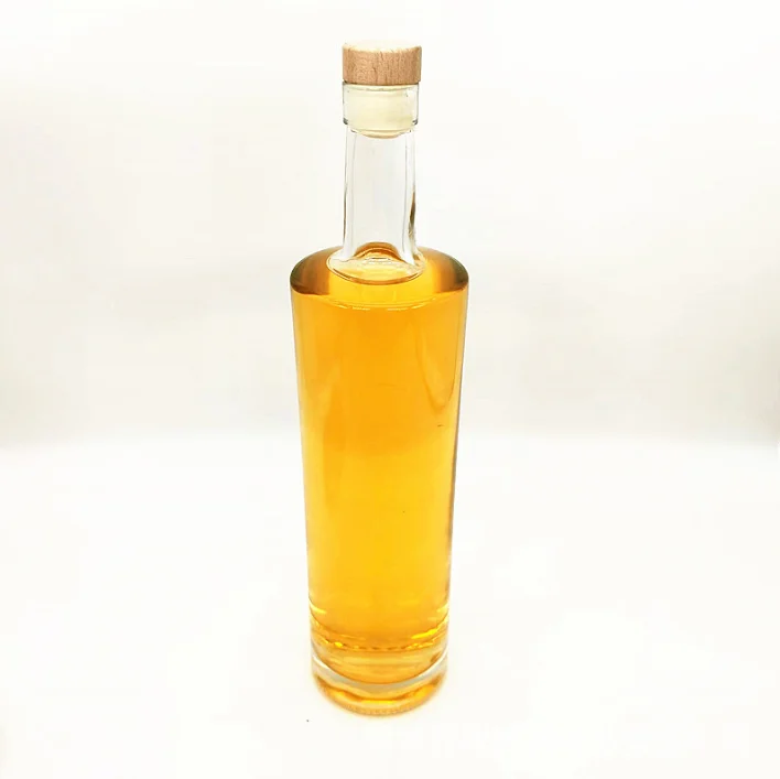 750ml Slender and Tall Style matte finish spirit alcohol gin whisky vodka glass bottle with sealed cap