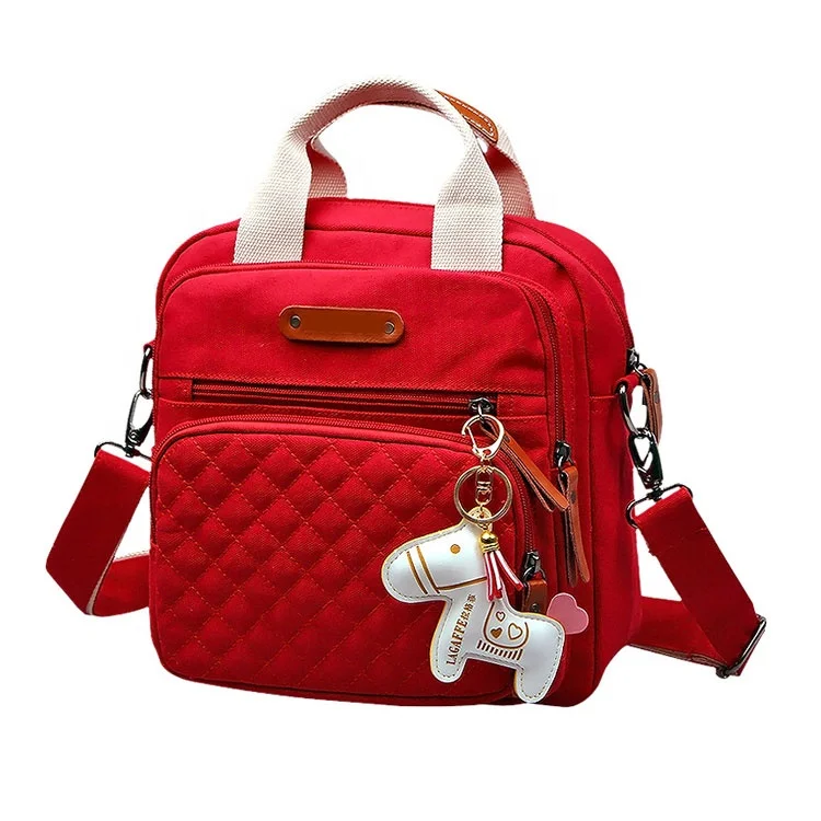 Utility Mummy Multi-function Tote Messenger Backpack Tote Baby Diaper Bag For Maternity Mummy