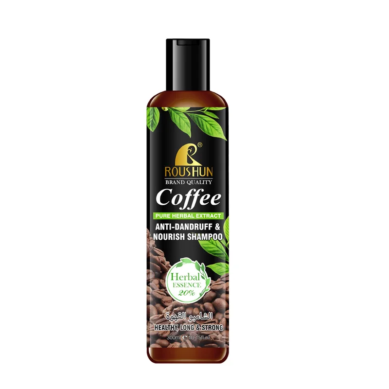  Шампунь Roushun Coffee для защиты от перхоти питает