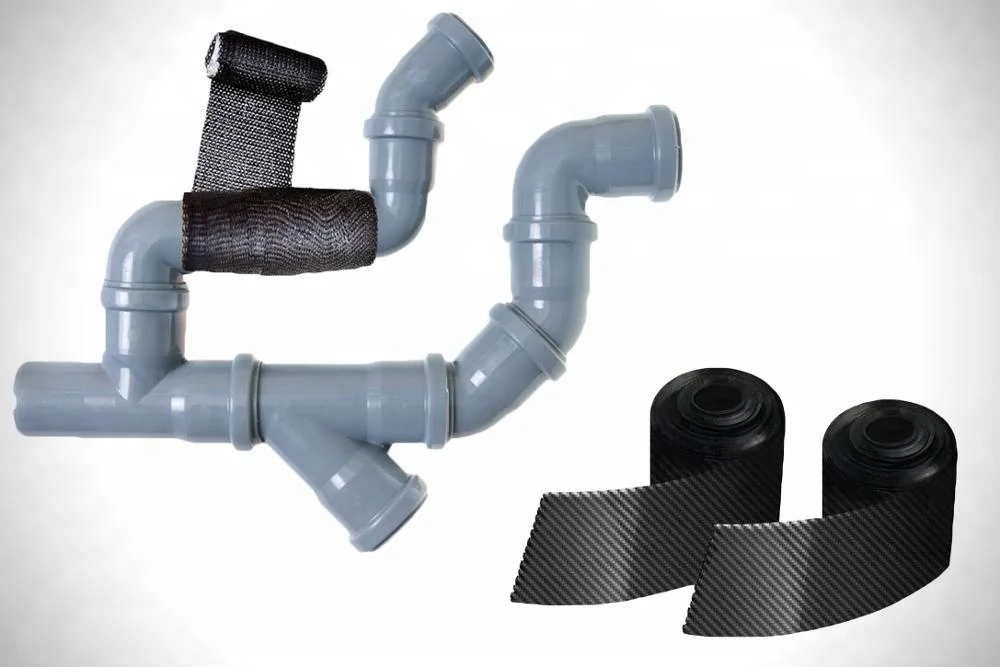 Pipe Repair System Anti Corrosion Woven Fiberglass Repair Bandage Fast Curing Permanent Pipe Repair Bandage