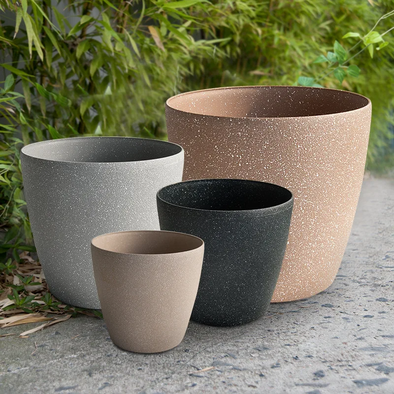 Garden sets decorative containers outdoor planters large flower plant pots