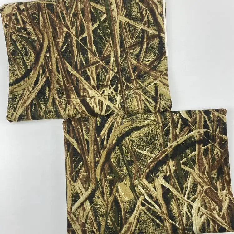 Hot sale cotton polyester 80/20 blend twill tc waterproof print peach skin tree print camouflage workwear fabric for clothes