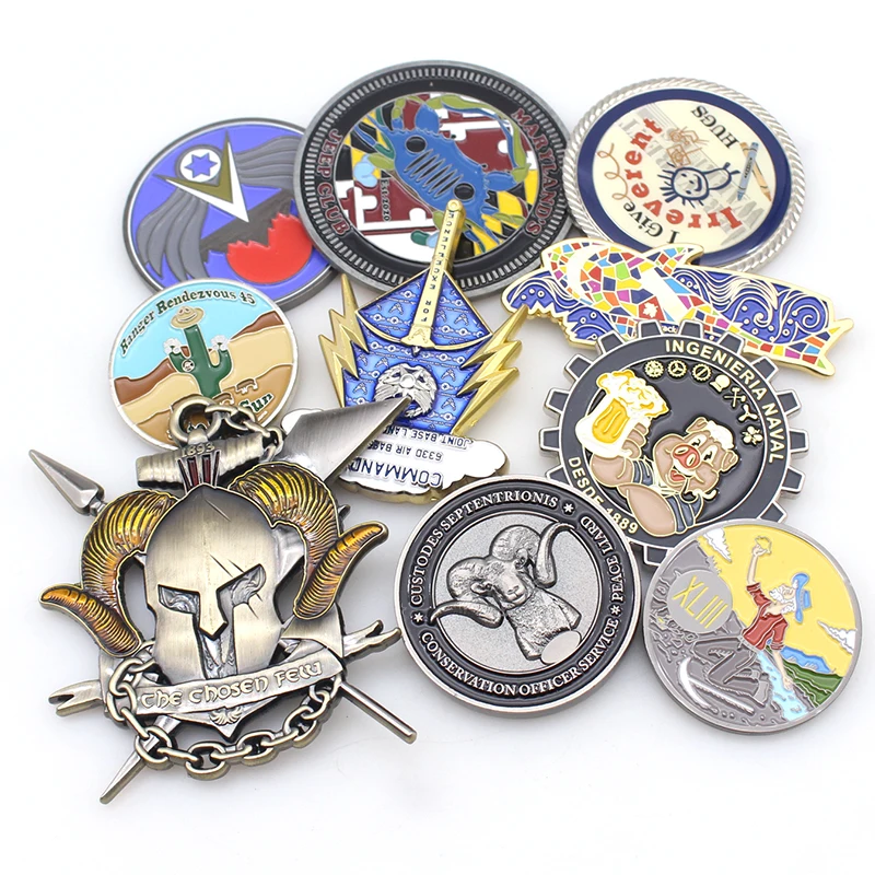 No Minimum Custom Souvenir Fan Copper Coin 3D Gold Silver Zinc Alloy Metal Custom Challenge Coins