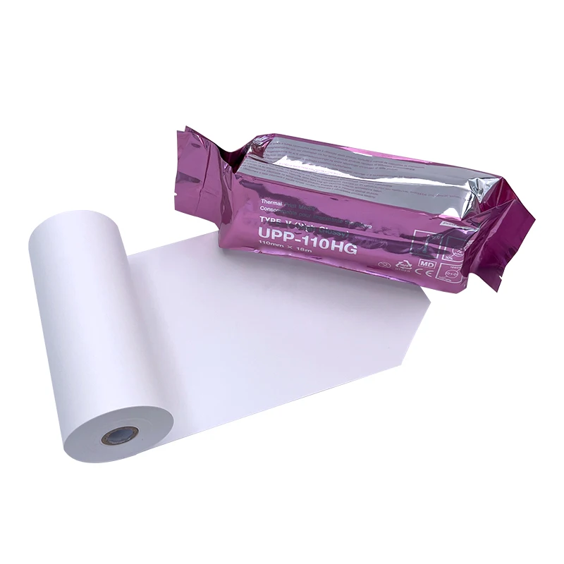 Ultrasound Thermal Paper Roll High Glossy UPP-110HG Type v 110*18m UST-110HG &K91HG&KP91HG For Sony&UST INC.&MITSHUBISHI