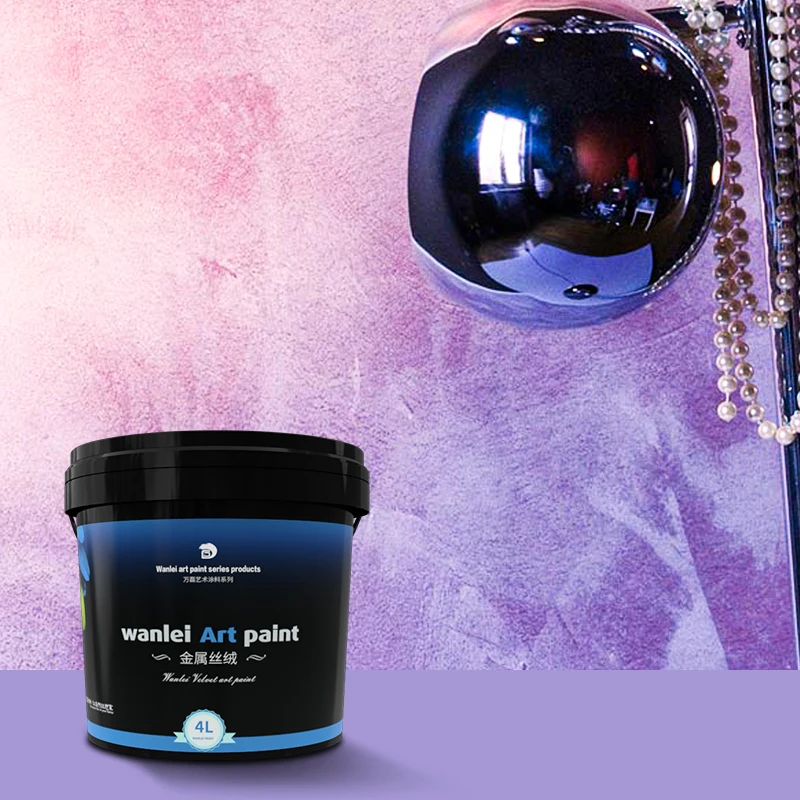 Wanlei good flexibility 3d interior wall coating