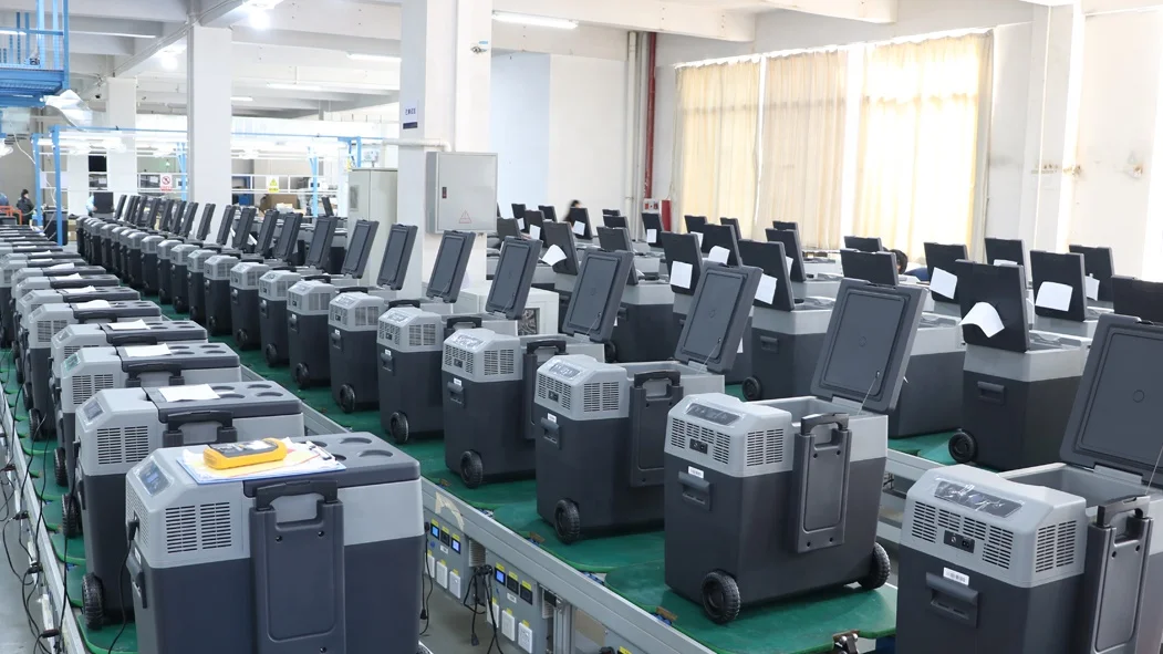 Новое поступление, портативный компрессорный холодильник с логотипом OEM, 15 л, 30 л, 40 л, 50 л, 12 В, автомобильный холодильник постоянного тока