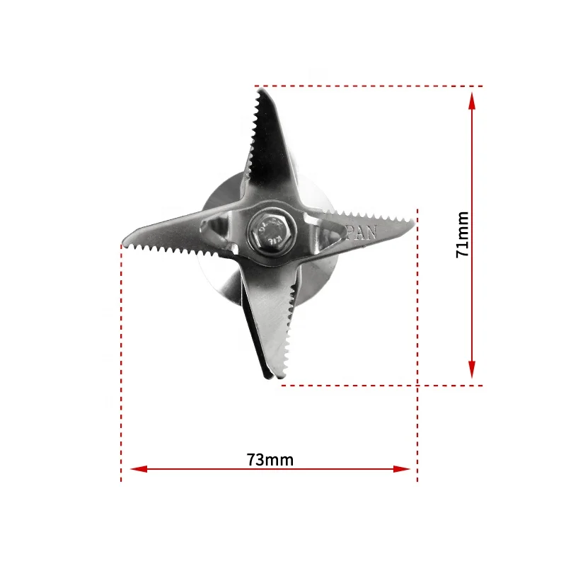 Kitchen Appliance Commercia Blender 8 Blades Electric Juicer Portable Spare Parts Blender Blade