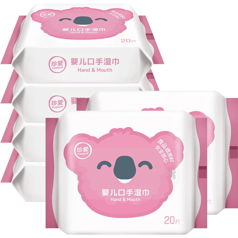 BB51 бутылка с водой младенца салфетки без спирта 20 шт. рук малыша уход за кожей лица влажные салфетки