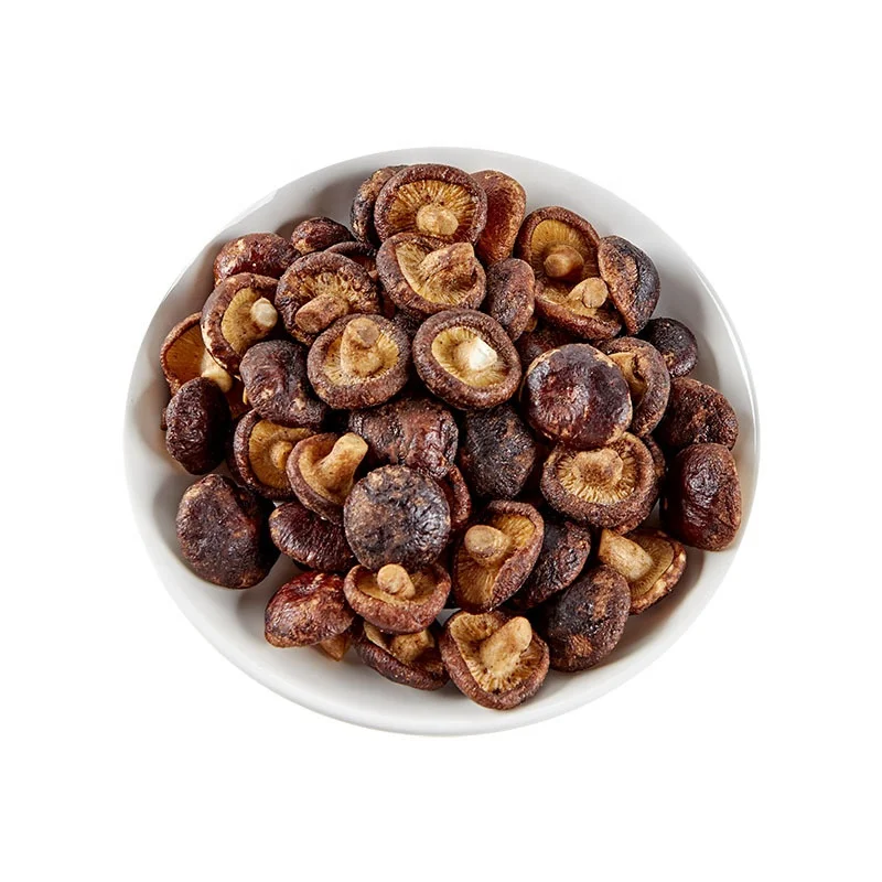 Оптовая продажа вакуумные жареные грибы шиитаке здоровые закуски чипсы хрустящие