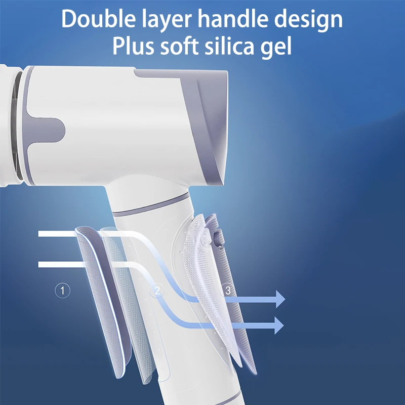 2023 New design Electric Spin Scrubber Brush Cordless Magic Power Scrubber Handheld 3 In 1 Electric Cleaning Brush For Kitchen