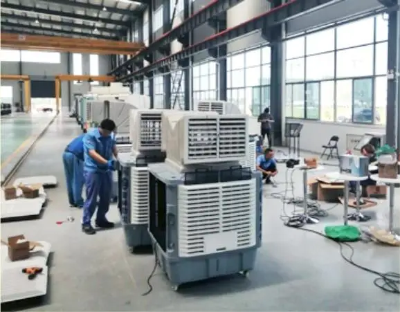 Wall Mounted Air Cooler water fan window type air conditioner with tube  9000btu