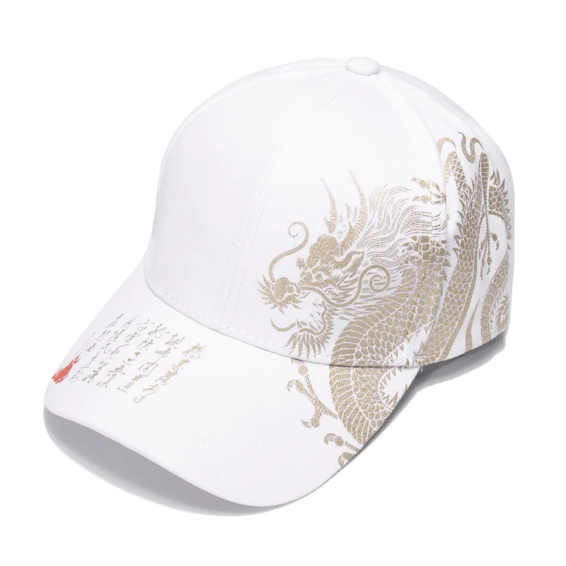 Chinese style dragon pattern baseball cap sports cap