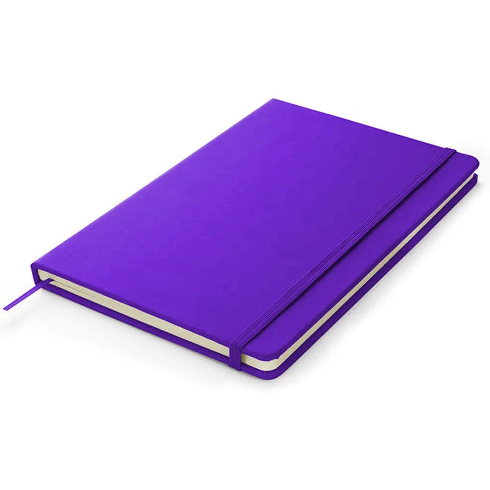 Cheap Bulk Custom Logo Promotion Writing Books Wholesale Customized  A5 PU Leather Paper Notebook With Elastic Strap