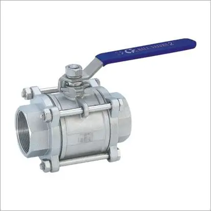 Factory Direct Sale Small Size DN10 stainless steel ss316 3pc ball valve BW butt weld  3pc Ball Valve
