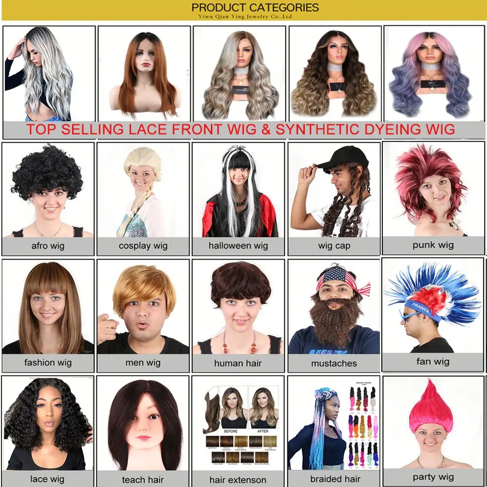 new style popular synthetic curly long wave natural blond men wig