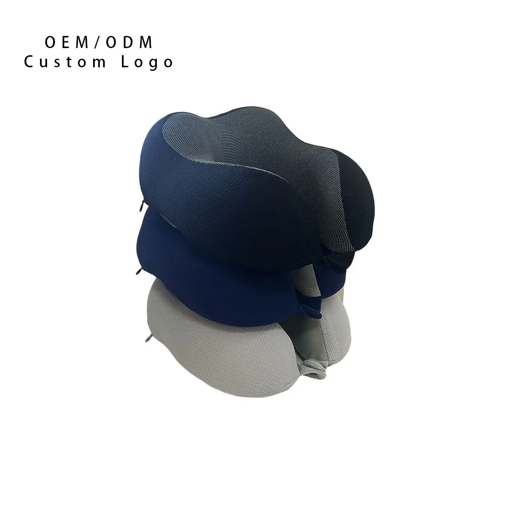 Neck Brace Design Foldable Washable Packable Memory Foam Travel Pillow