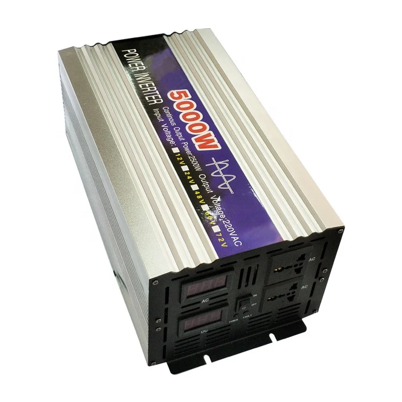 Wholesale Price Pure Sine Wave Inverter 1000W - 8000W 3kw 5kw DC 12V 24V 48V 60V to AC 220V 230V 240V off grid Solar Converter