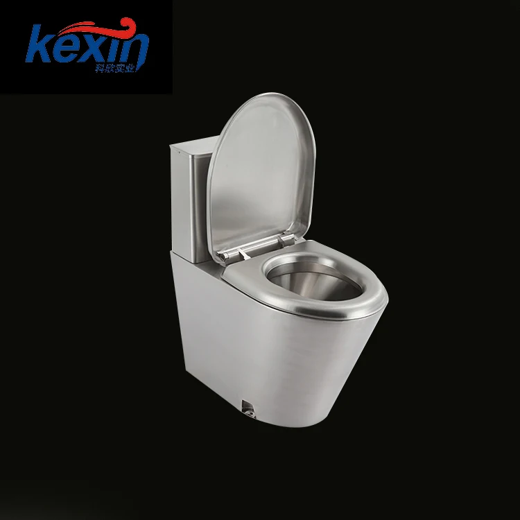 Hot Sale Wholesale Custom High Quality One Piece WC Toilet, Stainless Steel Toilet