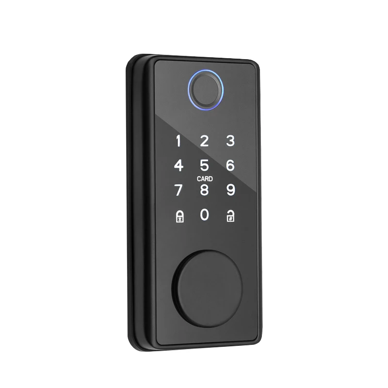 Factory customized  Smart door lock for the front door TUYA APP fingerprint electronic deadlock smart door lock
