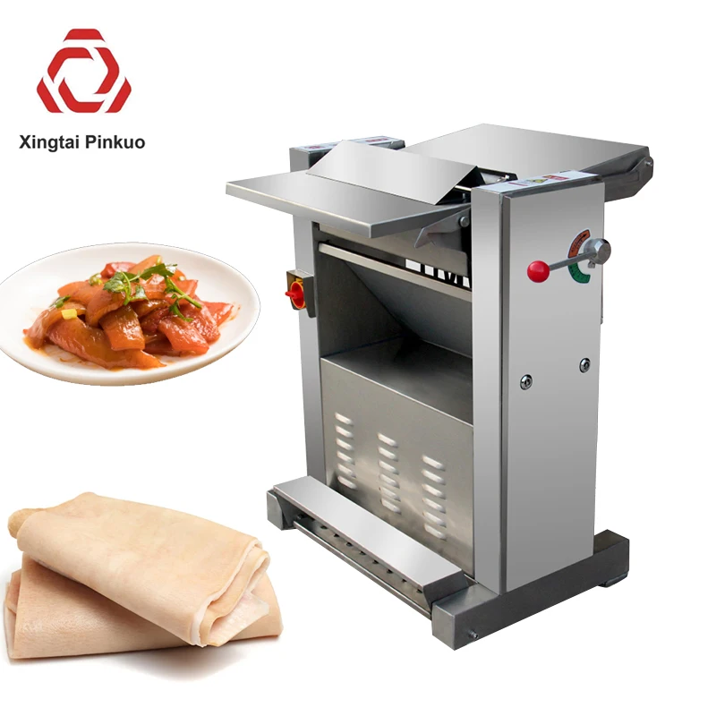 High quality  automatic industrial pig pork skin peeler peel removing machine