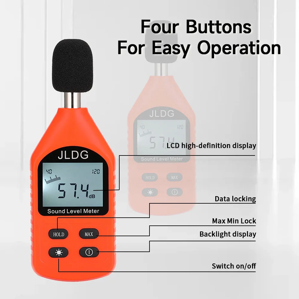 Handheld high-precision Noise meter decibel detector household noise detector