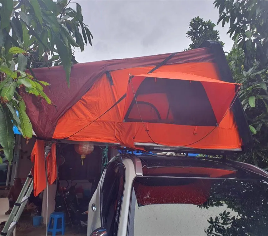 4wd HARD SHELL CLAMSHELL ROOF TOP TENT OUTDOOR TRAVELING CAMPING TENT