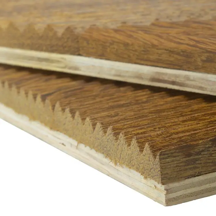 MUMU Small Fluting 3D Solid Wood Cover Cladding Building Board Wood Finish Decorative Wall Panel